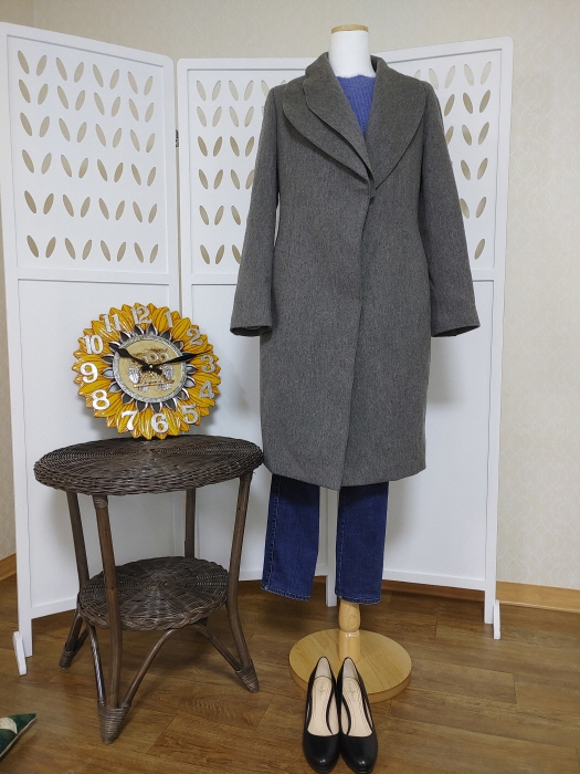 (2015년 9월제품)미샤 정품 모직코트 55-날씬66