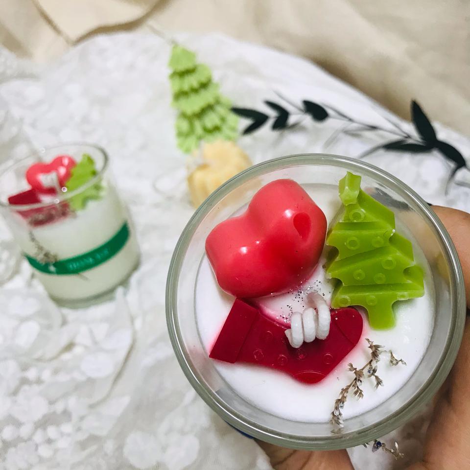 크리스마스 하트트리캔들 5온즈 +선물포장