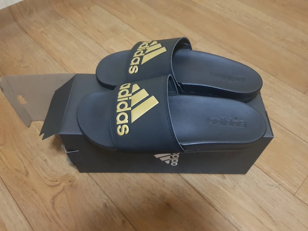 금장 아디다스 슬리퍼255