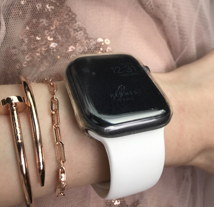 애플워치5 나이키 44mm gps silver 알루미늄