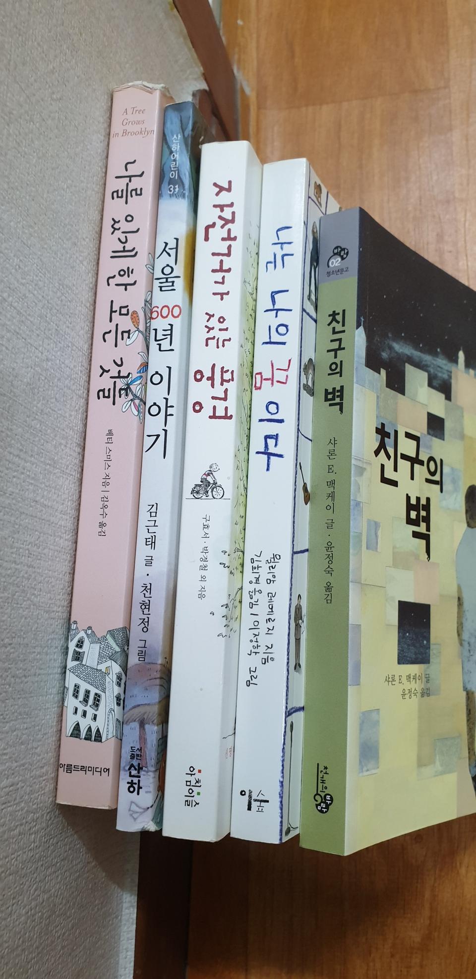 눈높이창의독서) A급 고학년 .중ㆍ고생 추천도서5권 15000원