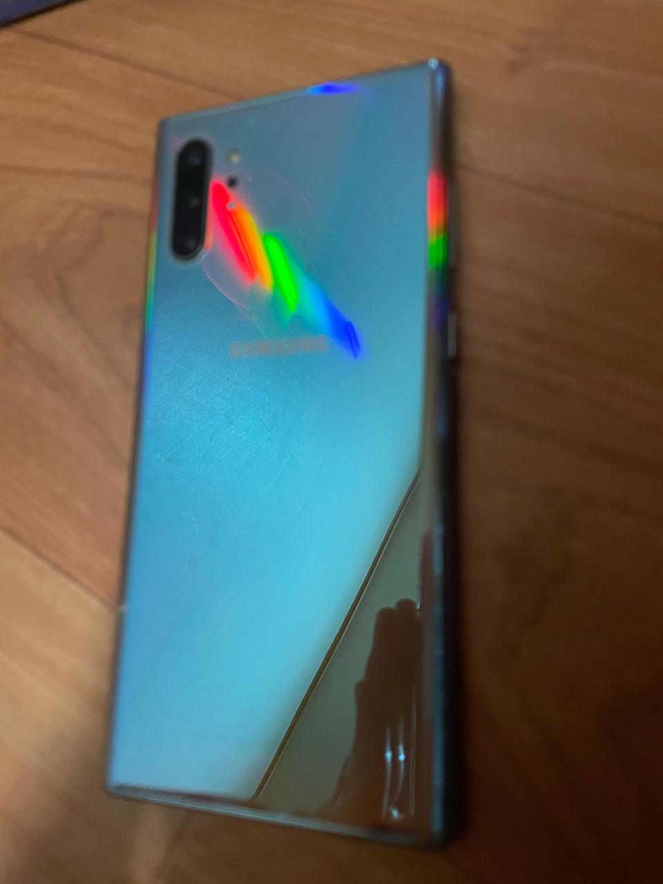 갤럭시노트10플러스 A급 256G 풀박스 아우라글로우