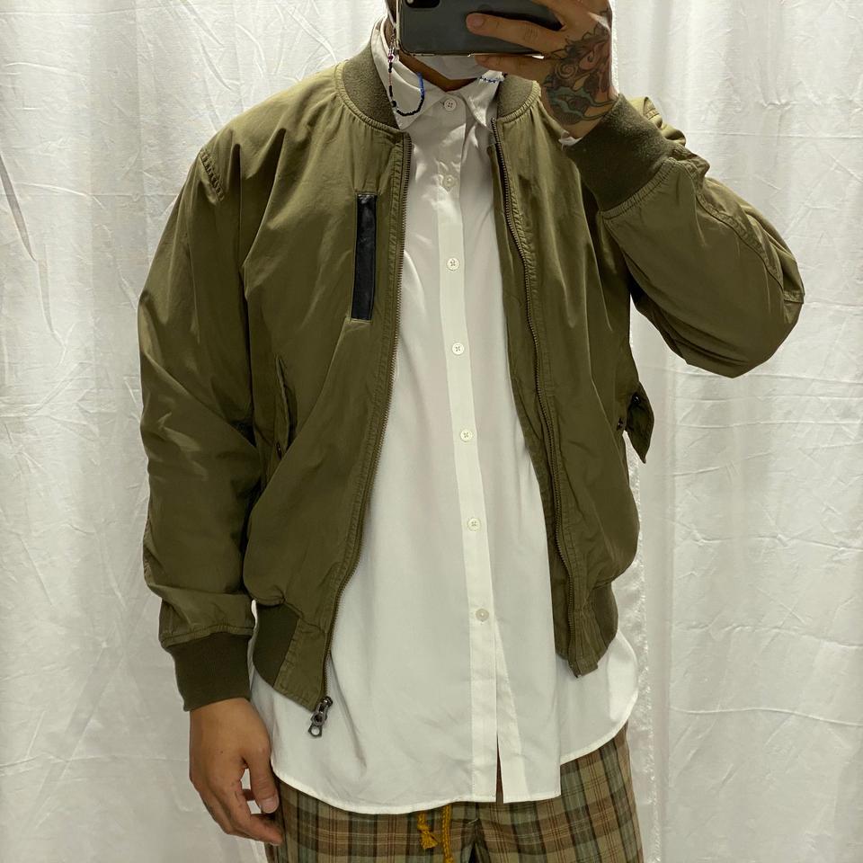 저널스탠다드 2way 지퍼 블루종