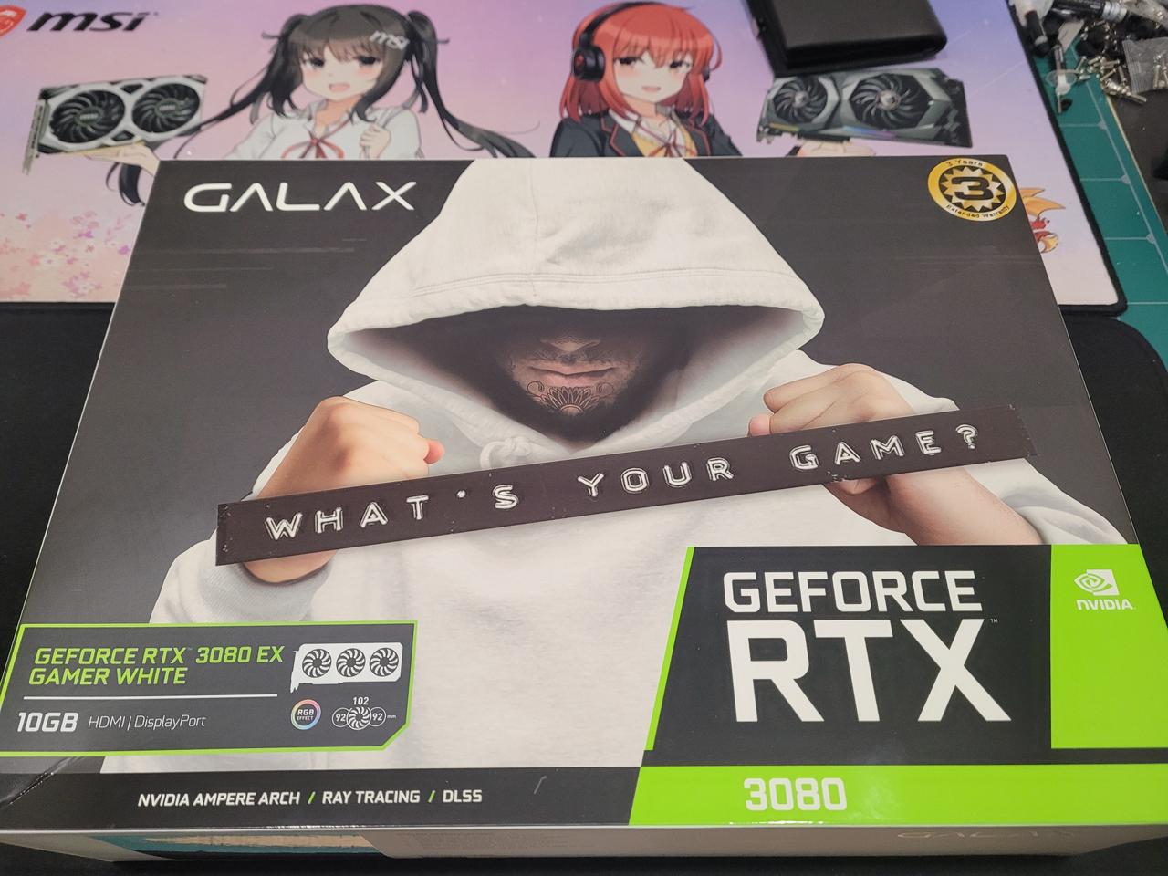 갤럭시 RTX3080 EX OC 화이트
