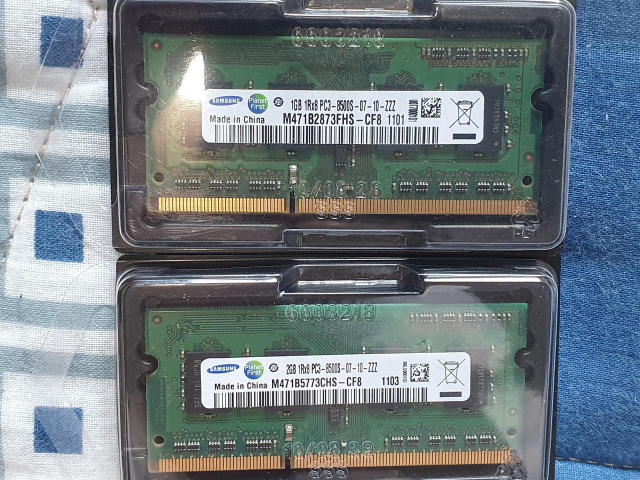 삼성 pc3-8500s 2g+1g 노트북 메모리