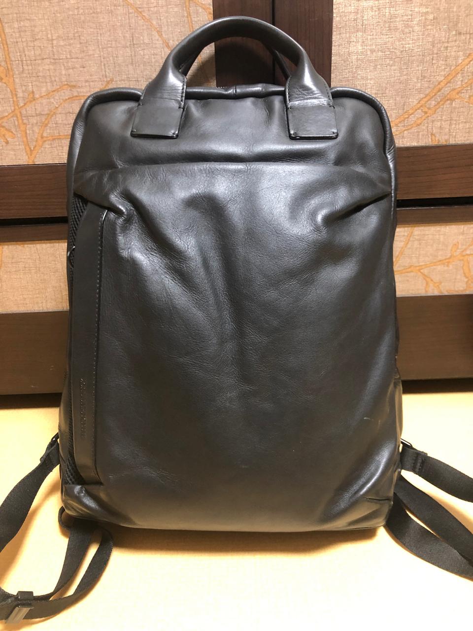 만다리나덕 가죽백팩(보증서포함)