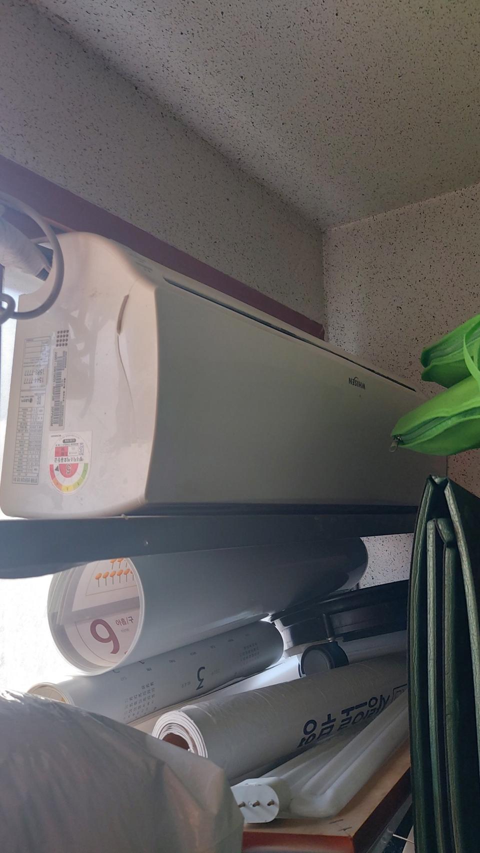 lg 엘지 휘센 whisen 벽걸이 에어컨 실외기포함