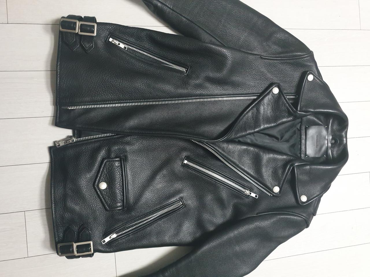 비바스튜디오  소가죽 클래식 라이더자켓