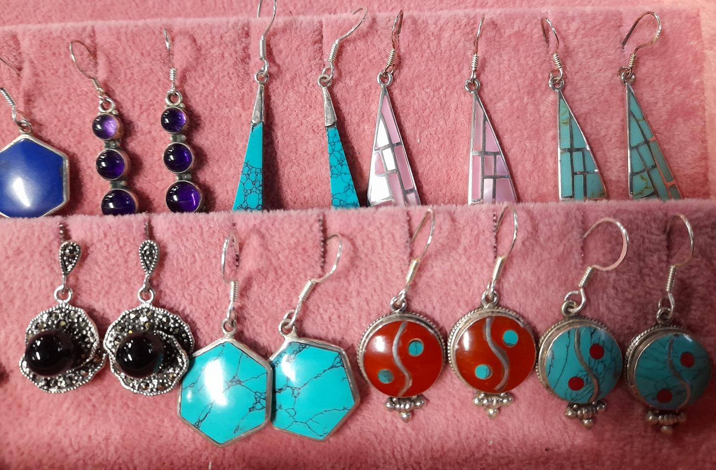 새상품]유일무이 인도30년 은수공예장인의 귀걸이