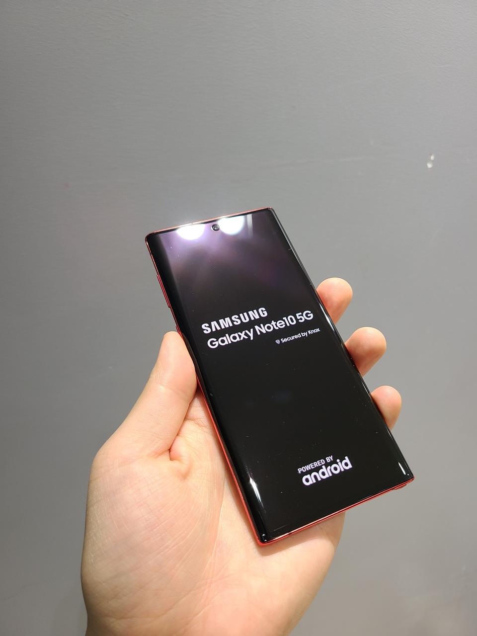 갤럭시노트10 레드 팔아요 <중고폰>
