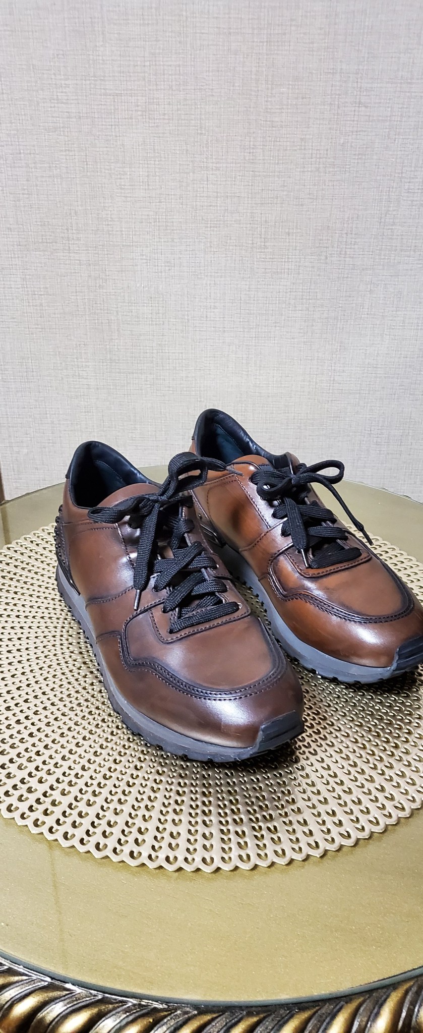 (가격내림)TODS 토즈 정품 남성 가죽 스니커즈 265