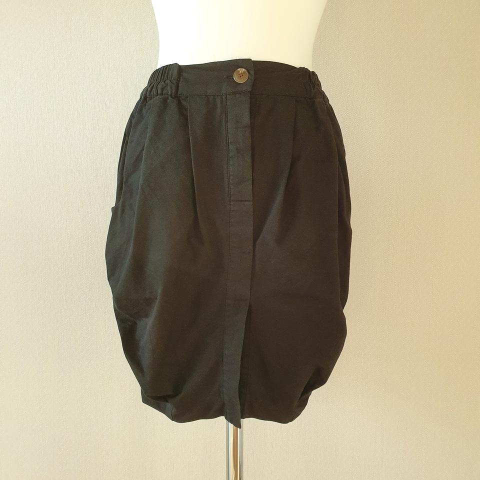 (미착용)벌룬 버튼 면스커트(S/M)