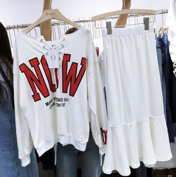 Now 여성 머메이드스커트세트