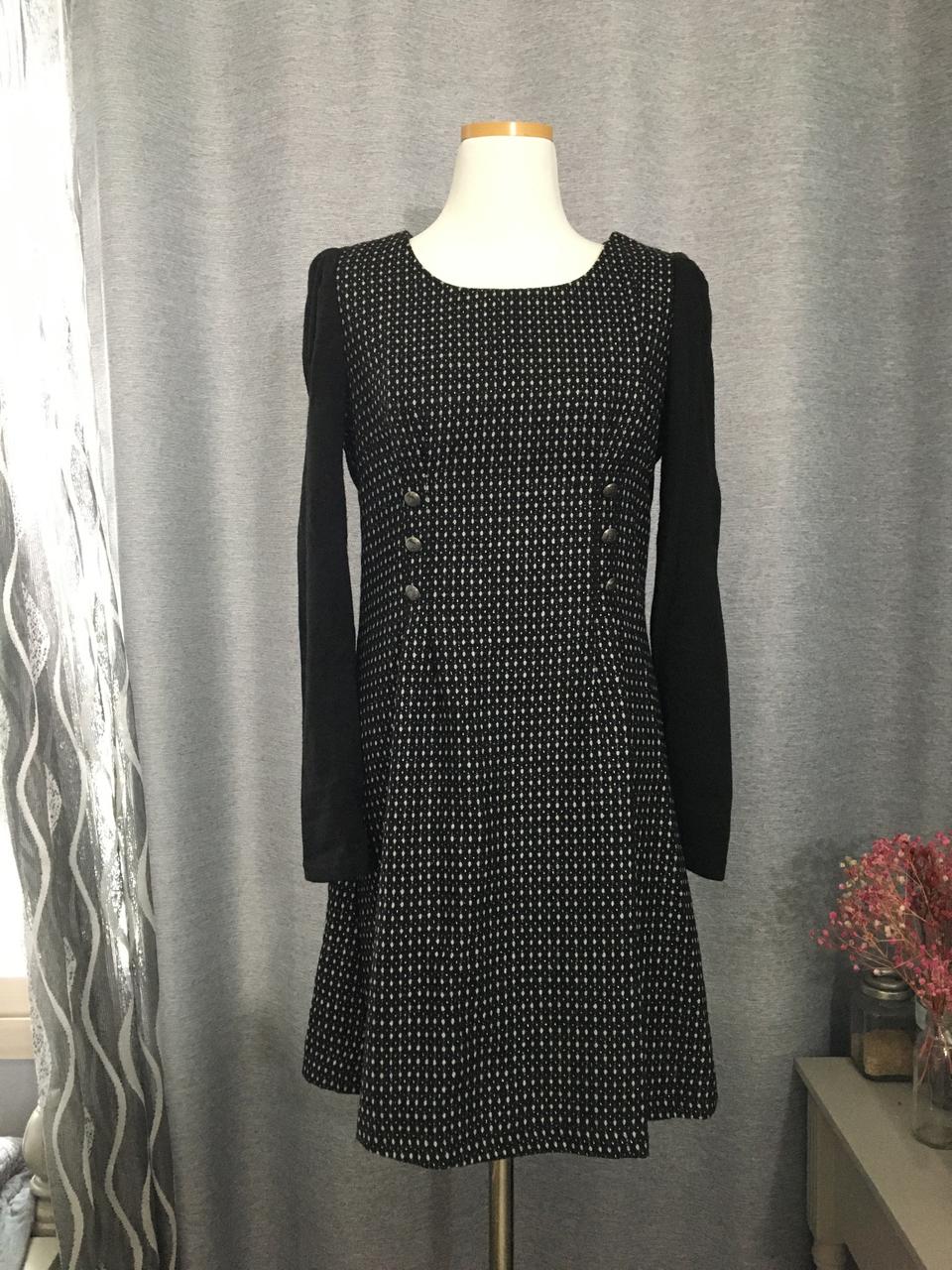 밸리걸 모직 원피스