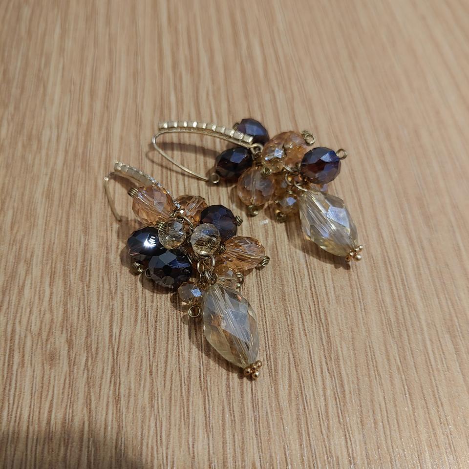 캐이트앤켈리 크리스탈 귀걸이