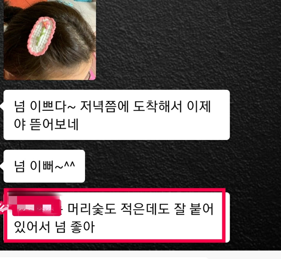 핸드메이드 머리핀 후기