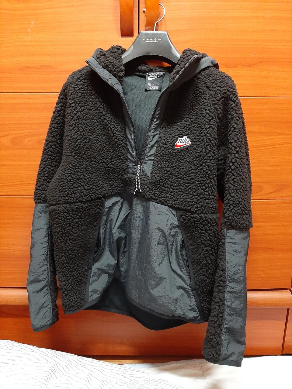 [정품] 나이키 셰르파 후리스 윈터 하프집 후디 BV3767-010