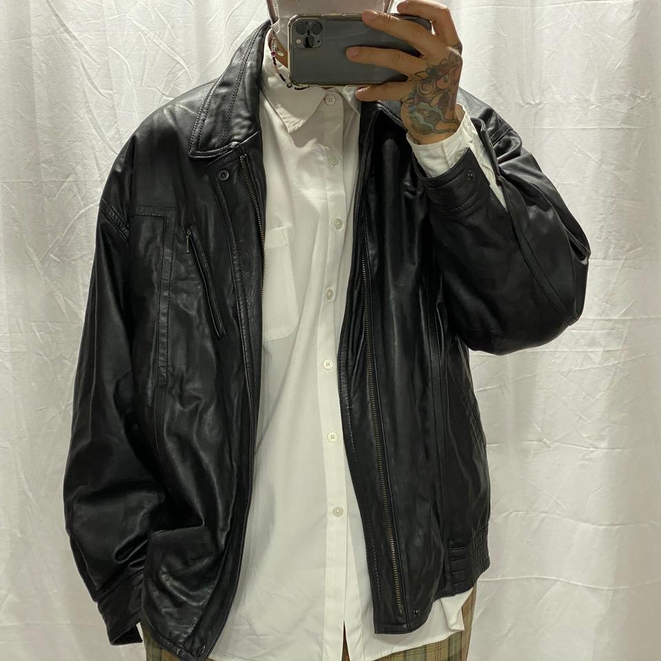 빈티지 소가죽 싱글자켓