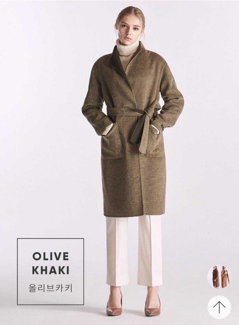 리버서블 핸드메이트 코트