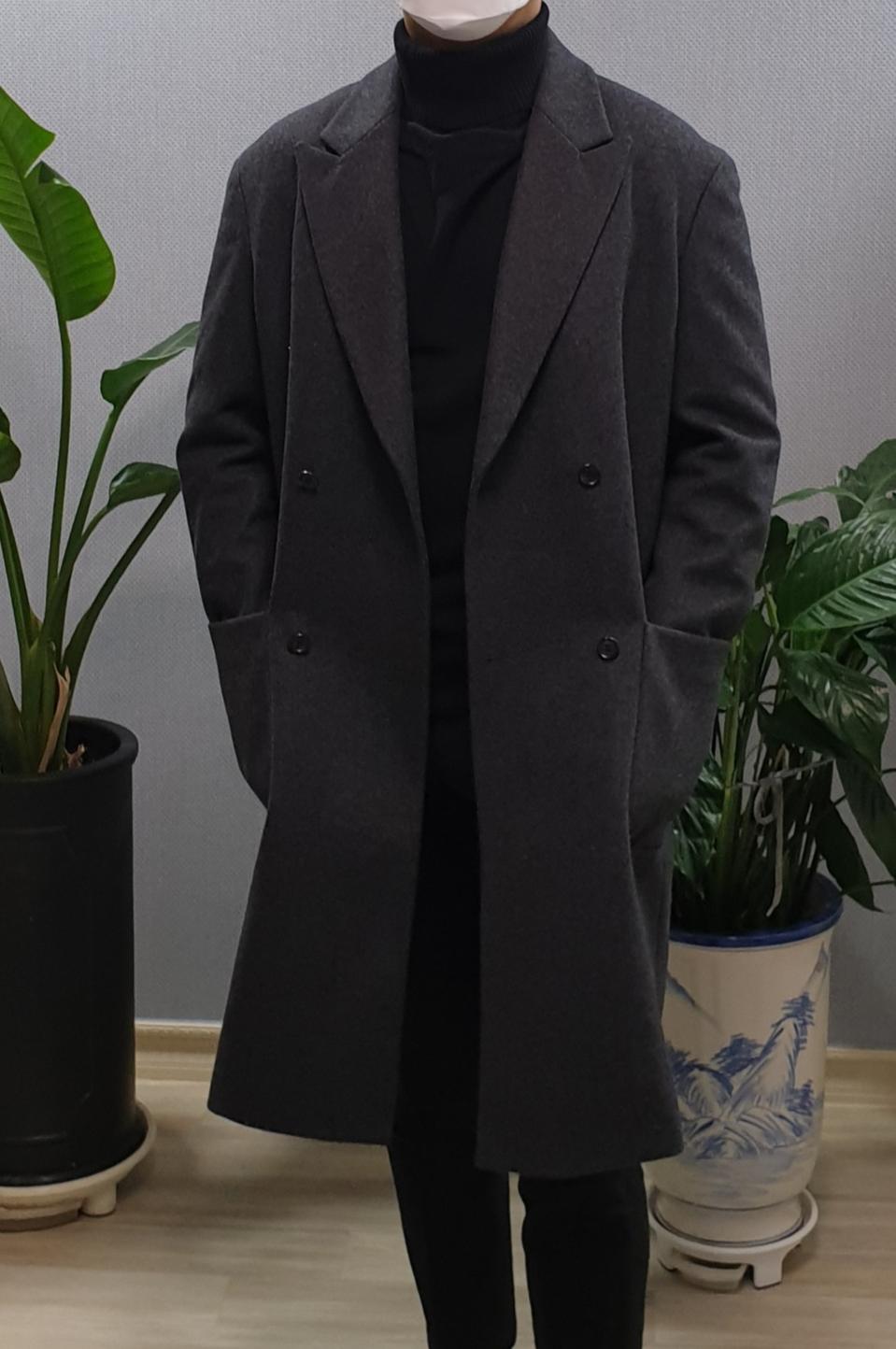 지이크 캐시미어 겨울 코트