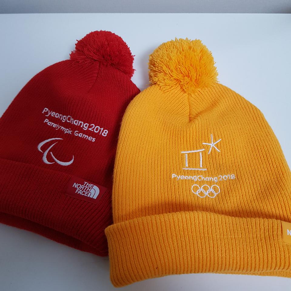 [새상품] 노스페이스 평창올림픽 비니 털모자 2세트