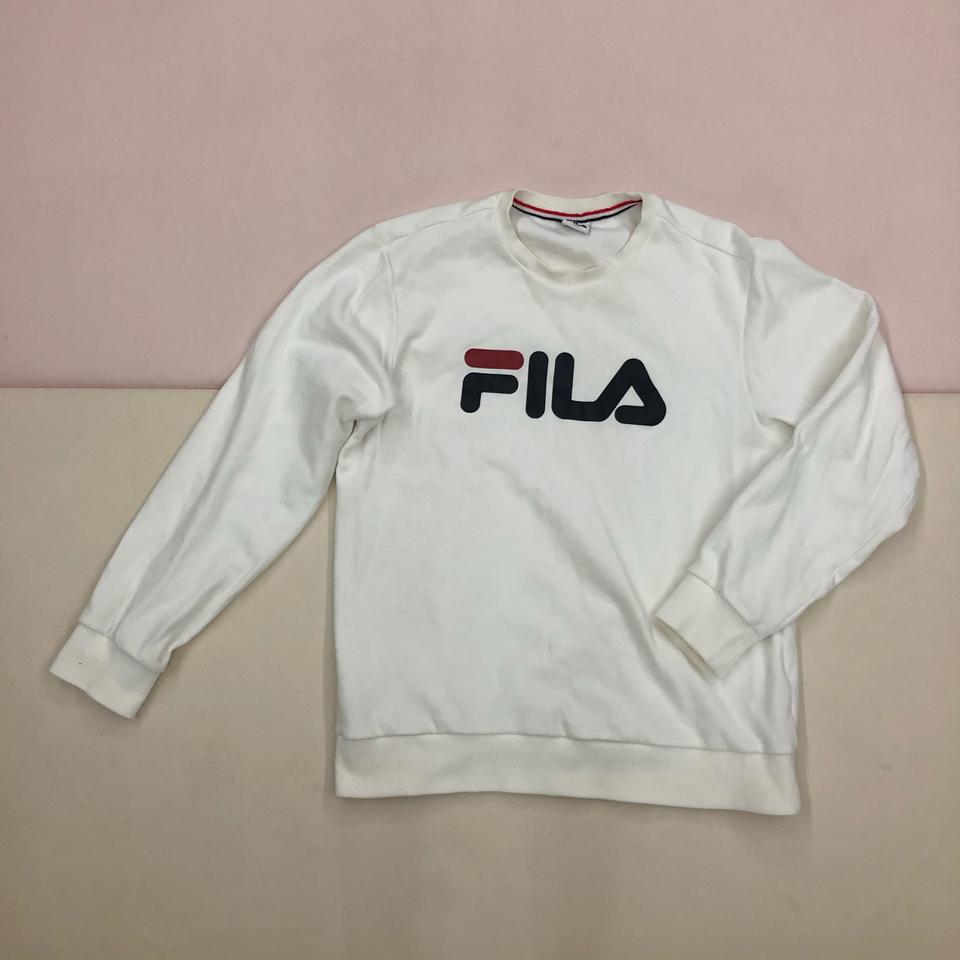 [L]휠라 맨투맨 필라맨투맨 (남녀공용,크림화이트)