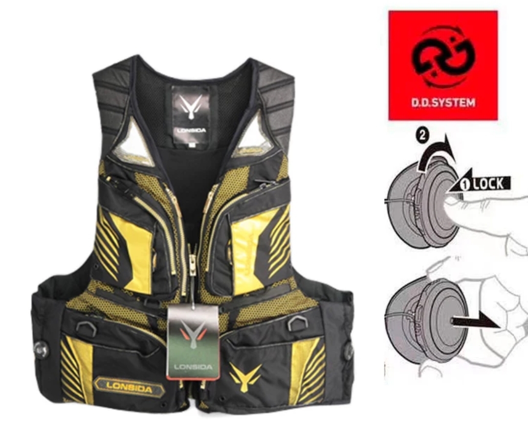 낚시조끼 XL 부력120kg 미사용 새제품