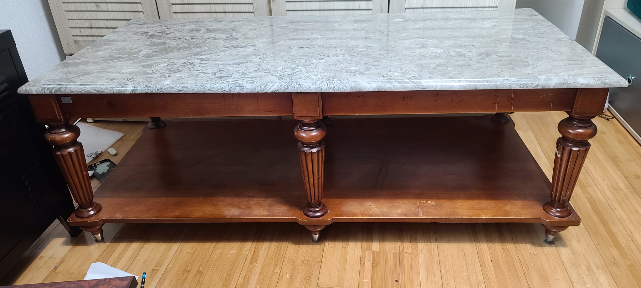 (장인가구)대리석 쇼파테이블