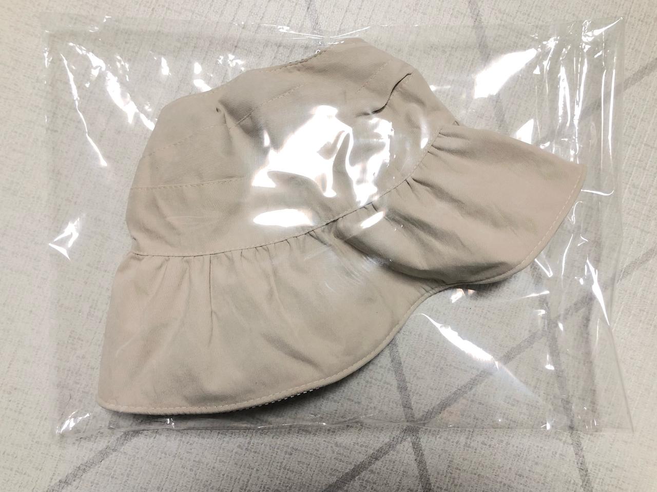 체크 양면 돌돌이 캡 모자