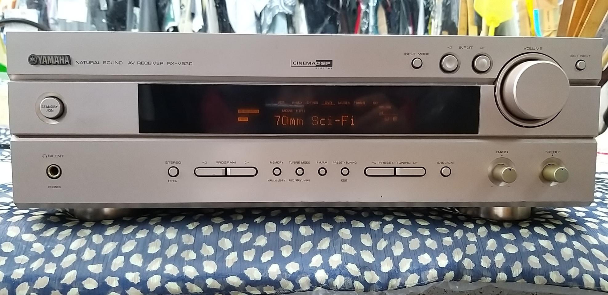 (YAMAHA)야마하RX-V530앰프리모컨포함