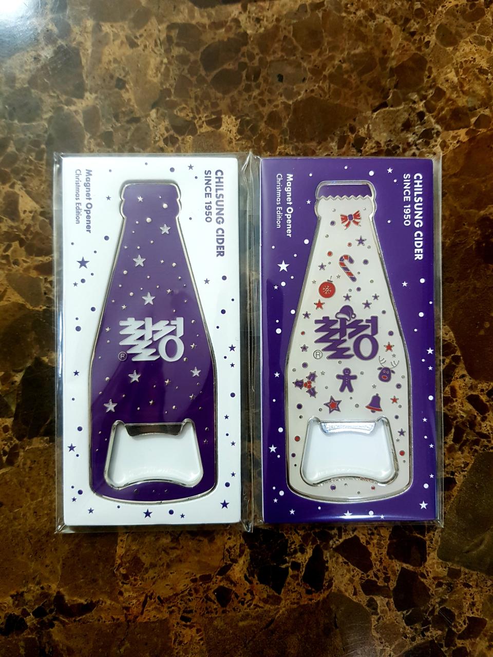 칠성사이다 오프너 bts + 스타벅스파우치