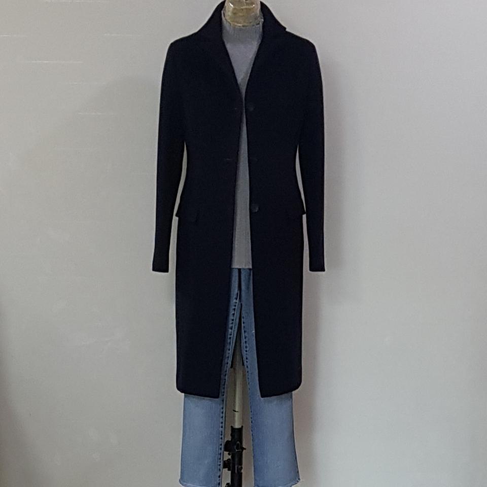 구로권색 순모직코트