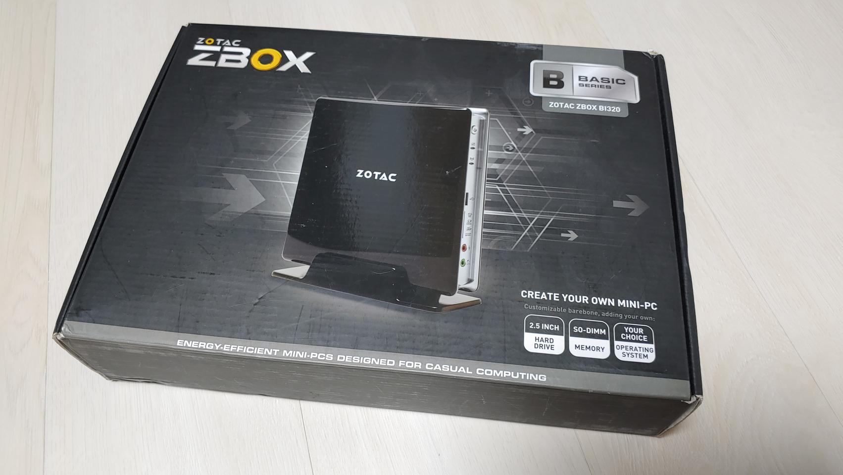 zotac ZBOX BI320U 미니pc 판매합니다.