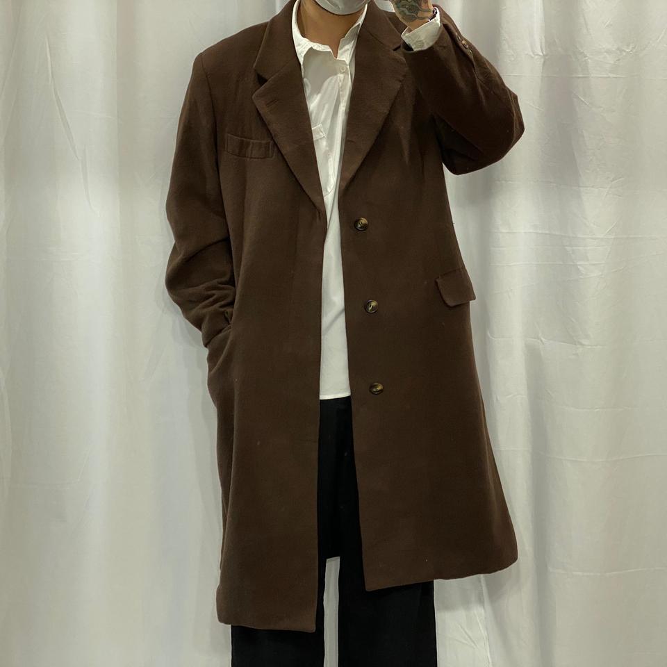 이태리 캐시미어 싱글 롱 코트