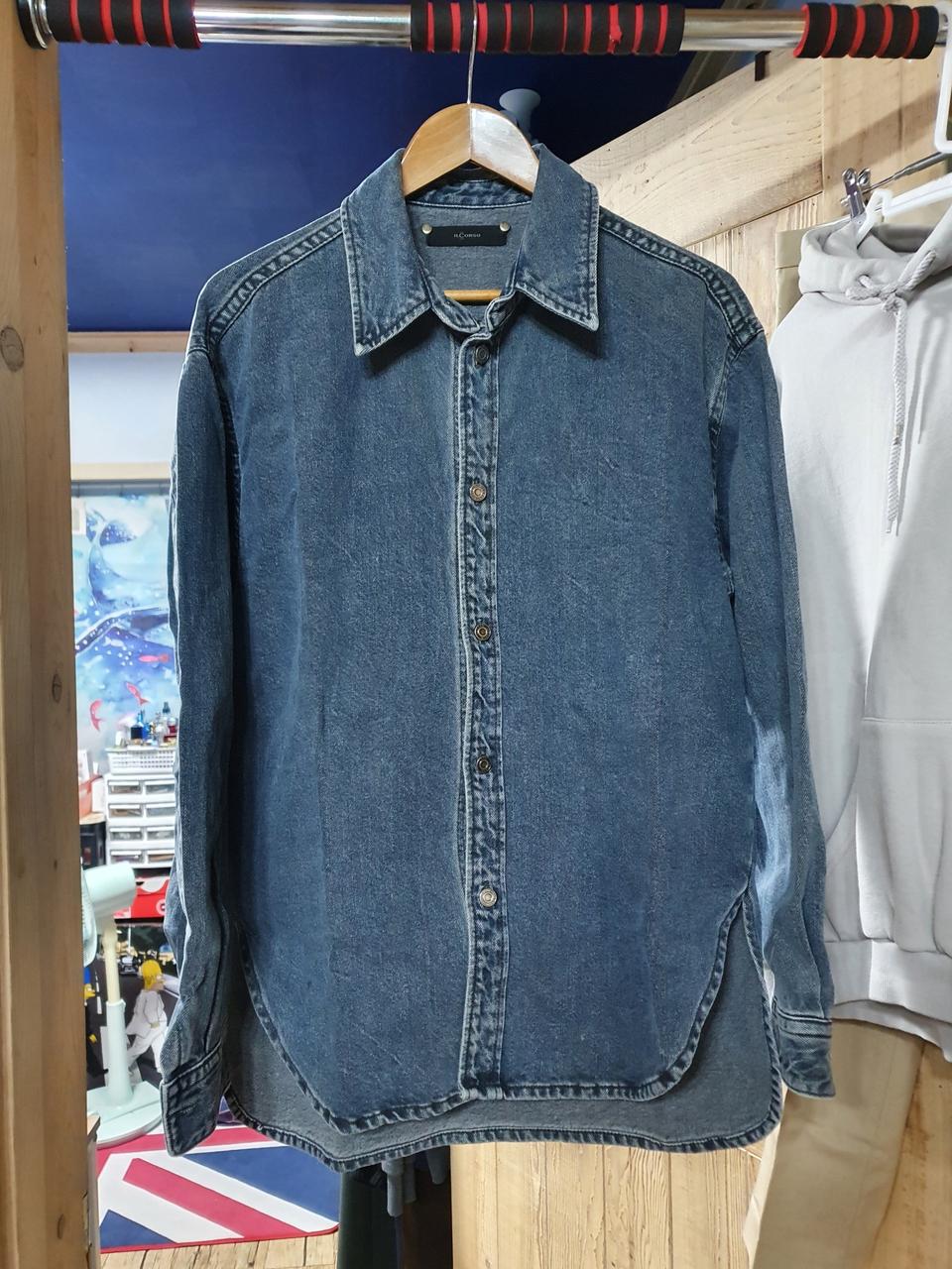 <상태좋음!>일꼬르소 청셔츠_청남방_청자켓 m~xl(95~105)