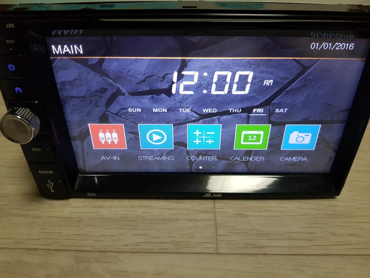 제이비랩 S6 블루투스,후방지원 오디오 판매합니다