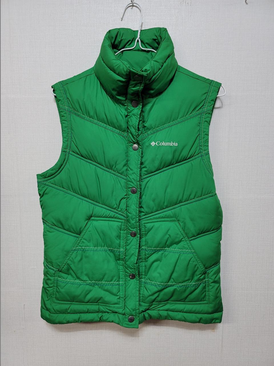 컬럼비아 다운 패딩 조끼