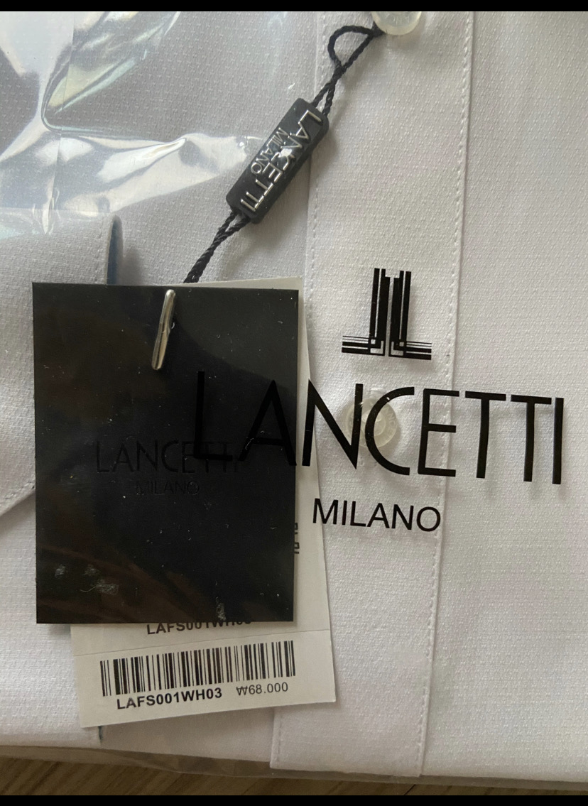 LANCETTI MILANO 새상품셔츠 판매