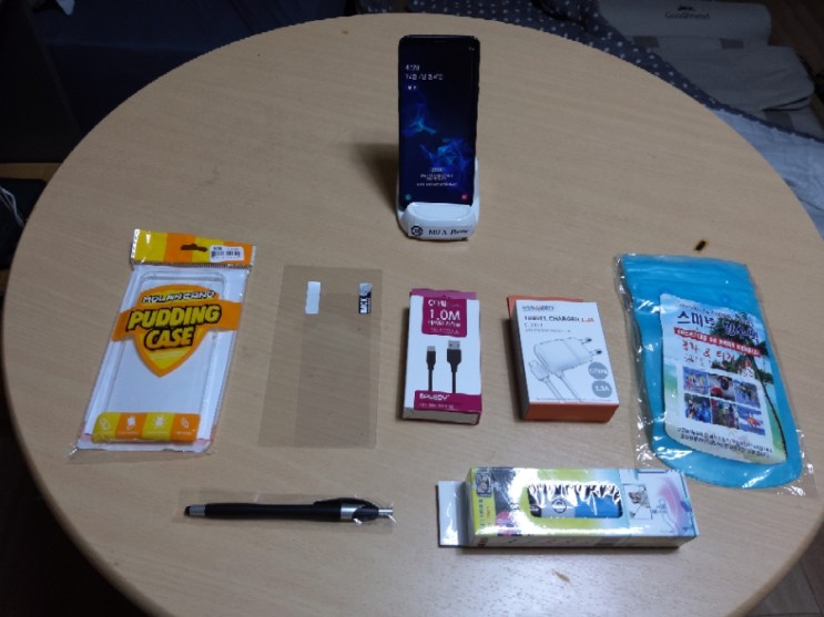 LGU+ 갤럭시S9+ 코랄블루 256기가 정상해지 풀세트  판매합니다 