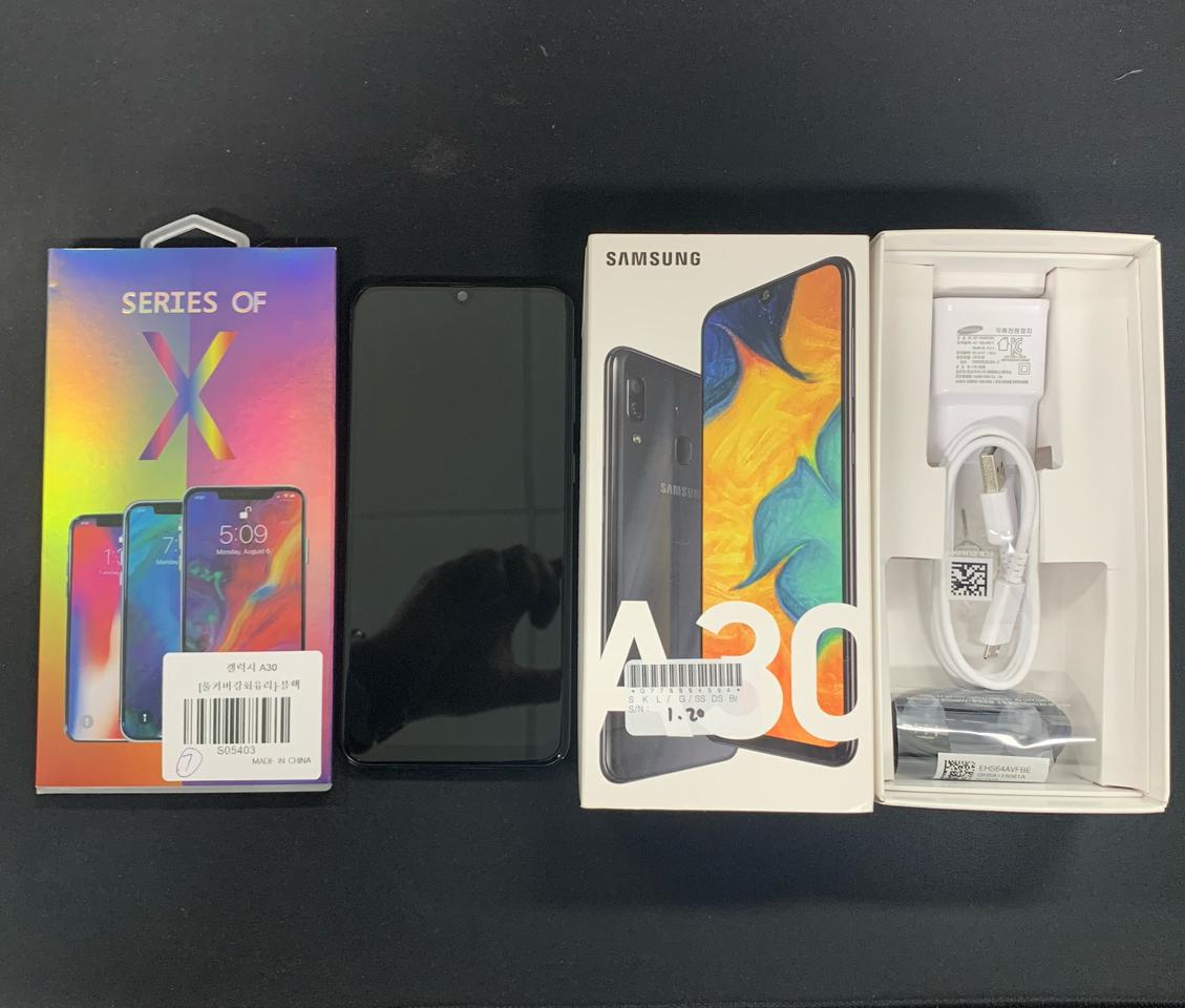 (침수, 부품용) 갤럭시 A30 블랙