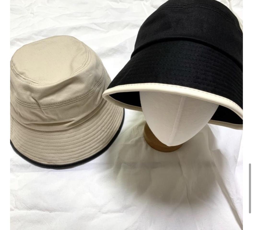 줄 버킷햇 모자