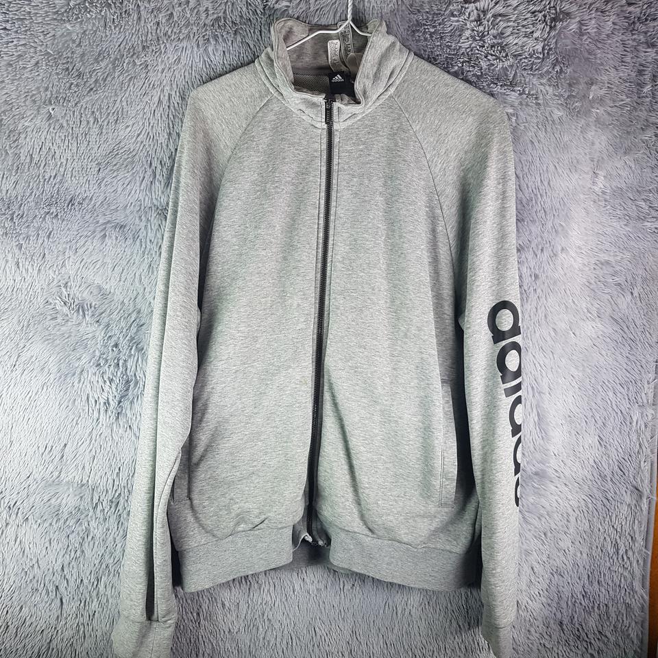 정품 아디다스 져지 트레이닝 운동 레져 그레이  여성 XL 사이즈