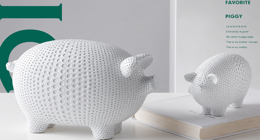 입체감 돼지부부 2p