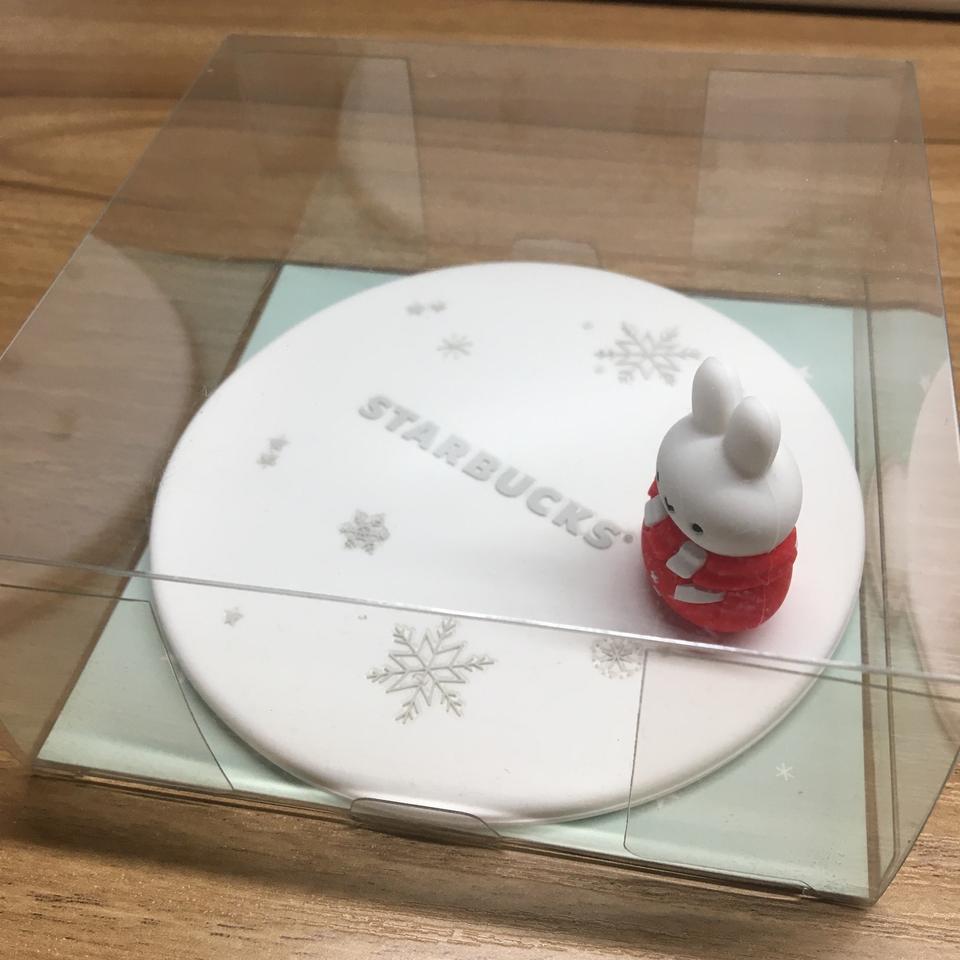 [택포] 스타벅스 홀리데이 레빗 실리콘 코스터