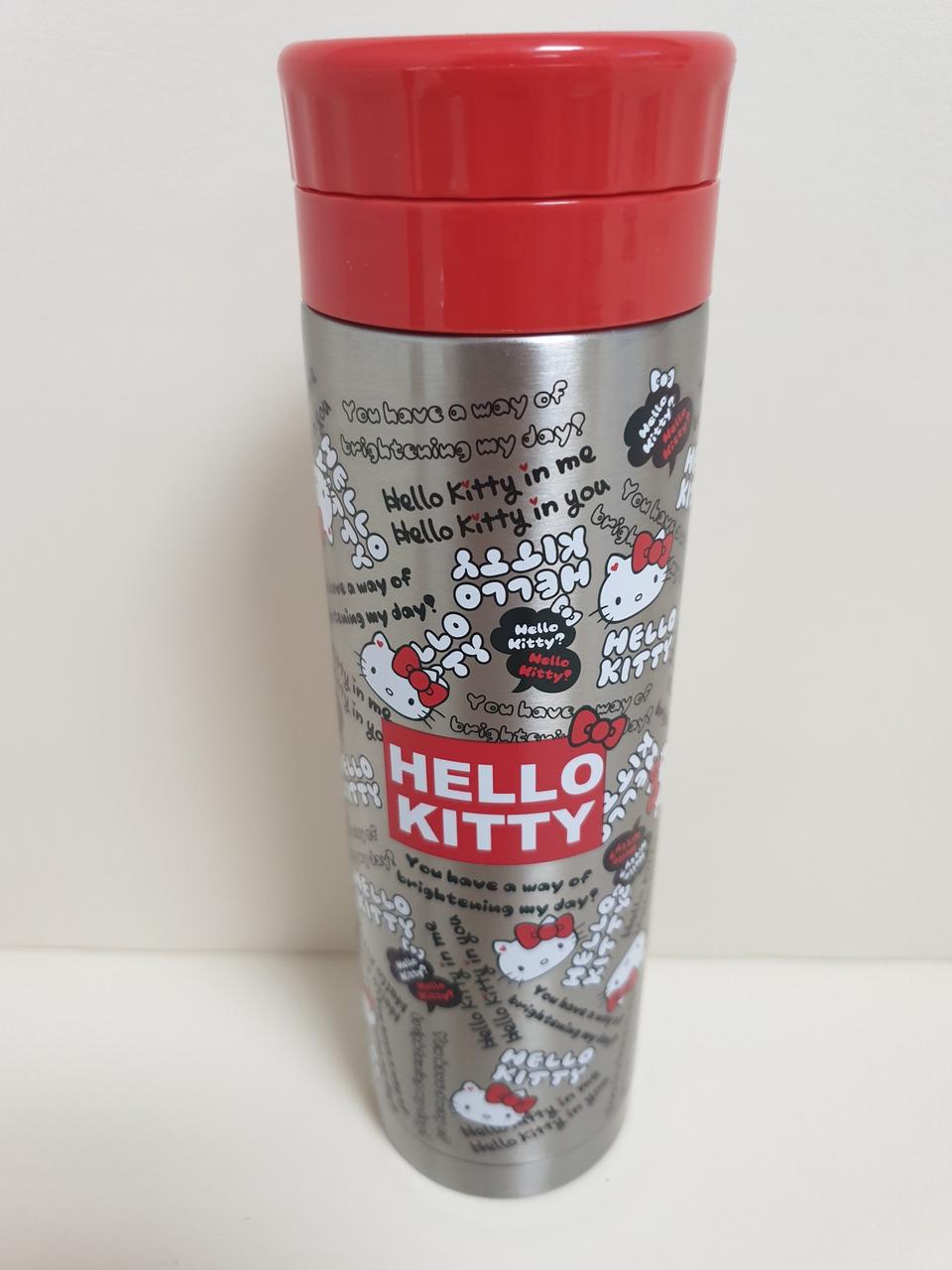 헬로키티 보온보냉 텀블러 실버