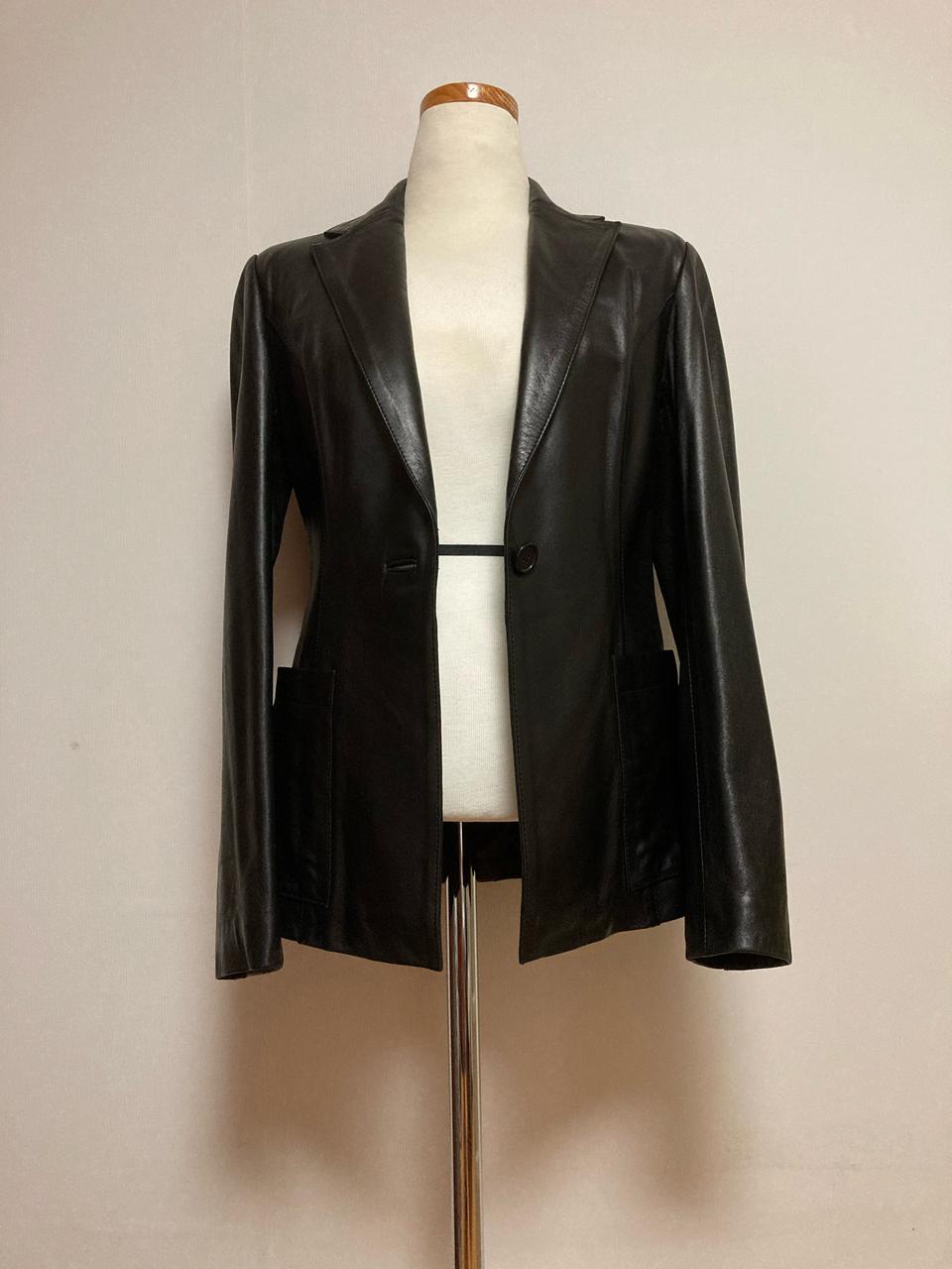 (택포)parkchoonmoo블랙 양가죽자켓44