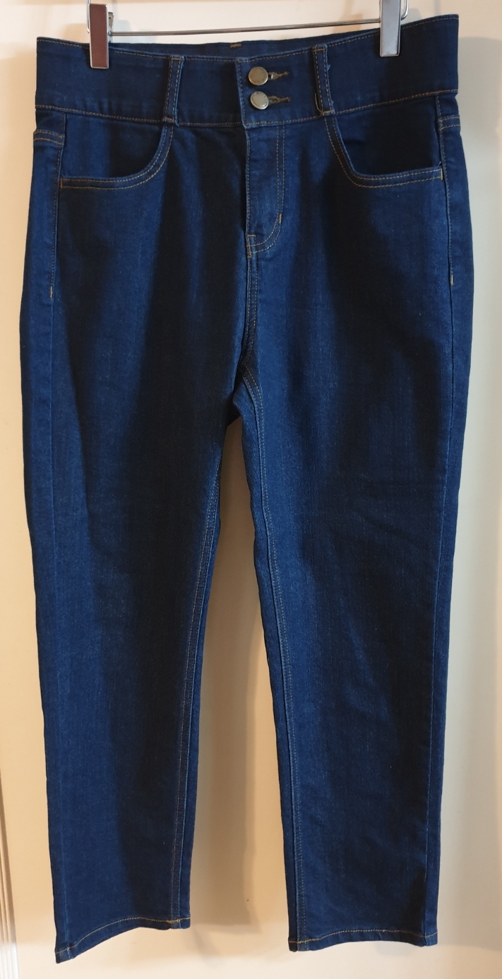 [free]조이너스 허리밴딩 슬림핏 데님진팬츠