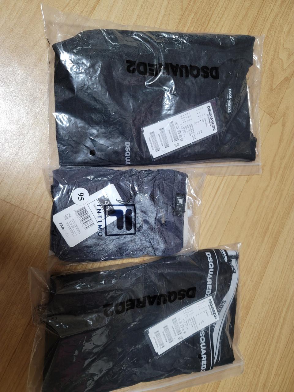 디스퀘어드2 이너 세트+휠라 삼각팬티95