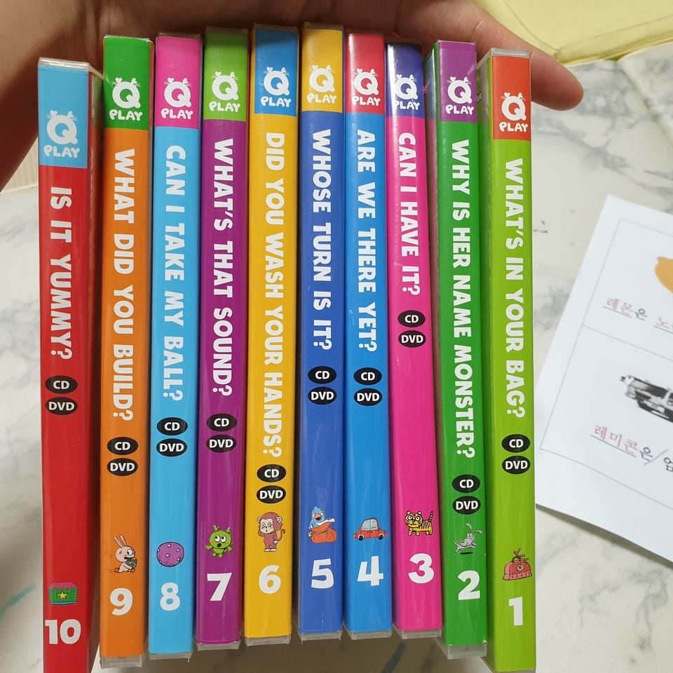 튼튼영어 규리앤 프렌즈 큐플레이 씨디 팔아요