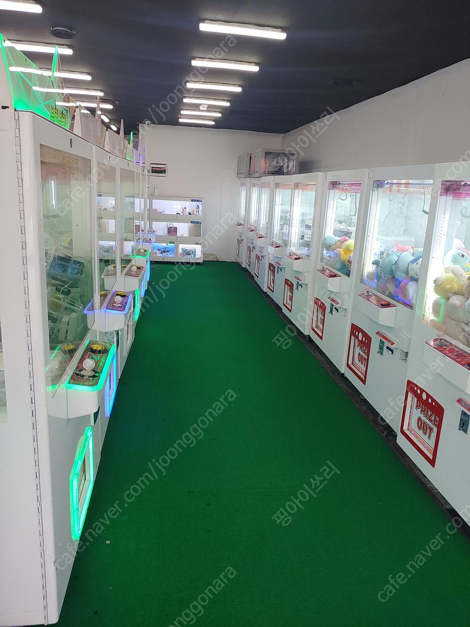 인형뽑기방 기계 정리합니다.